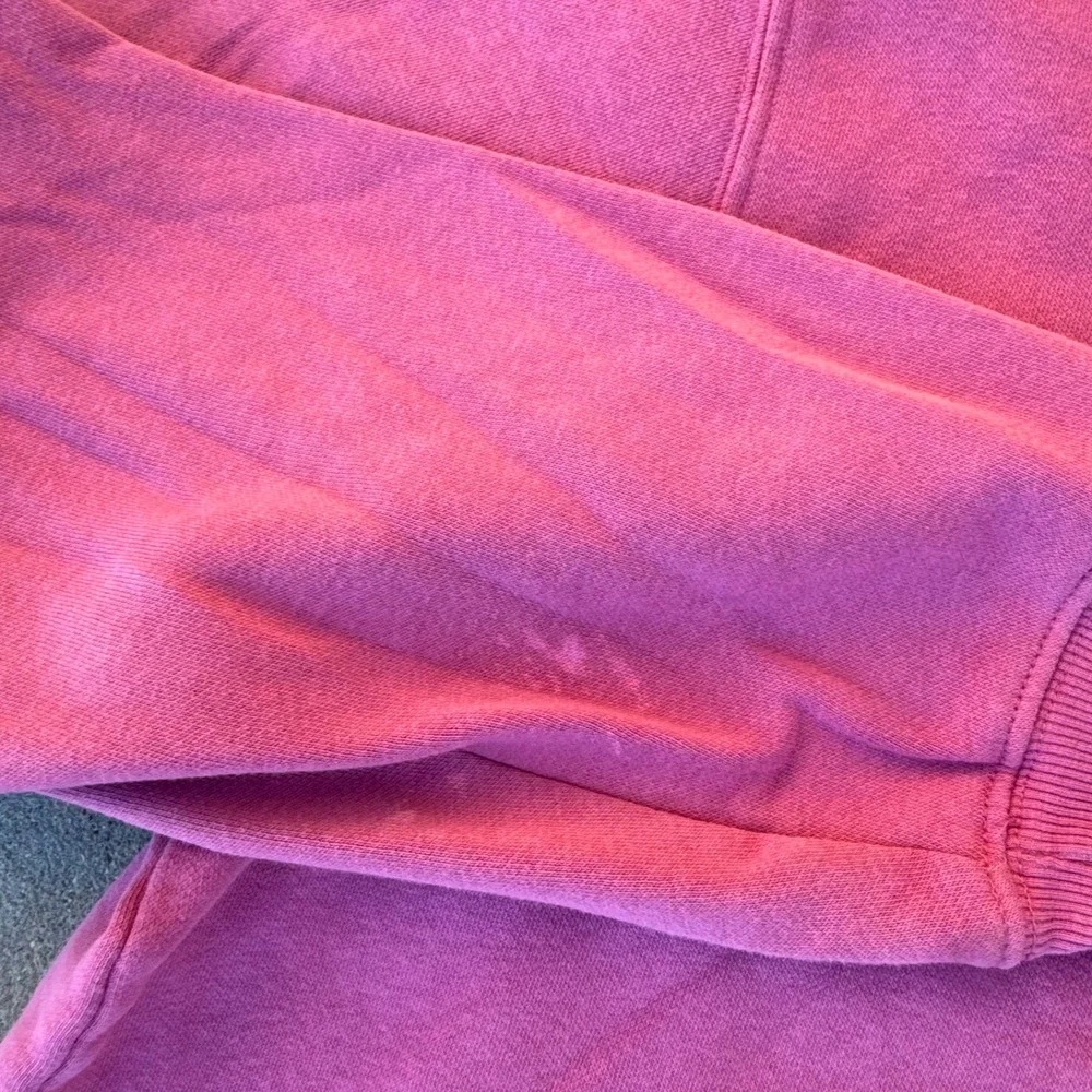 The North Face Mens Pink Pullover Hoodie Fleece Sweatshirt XL Logo Graphic
